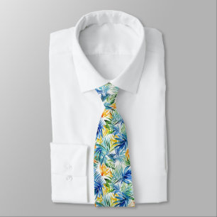 Cravate Homme Palmiers Tropicaux