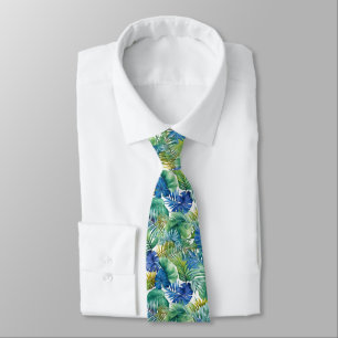 Cravate Homme Palmiers Tropicaux