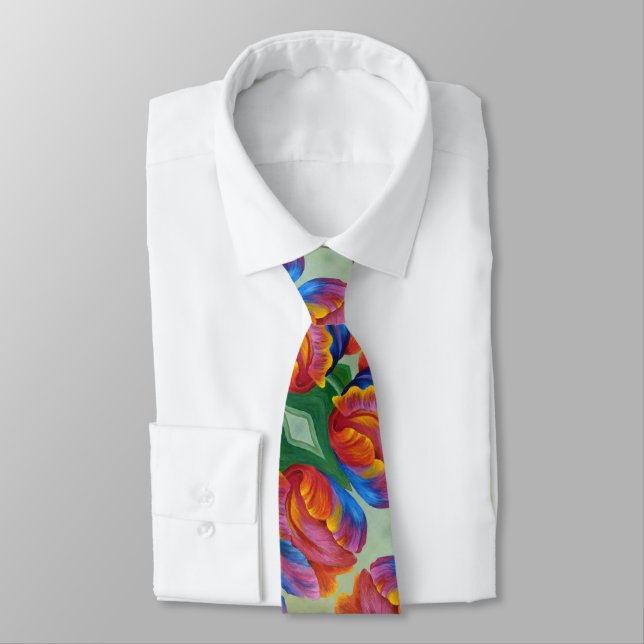 Cravate homme Rainbow Tulip (Attaché)