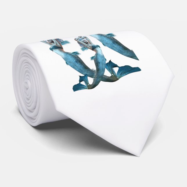 Cravate Hommes Designer Sirènes (Roulé)