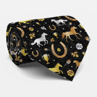 Horse Racing Derby Day Party Black Gold Motif