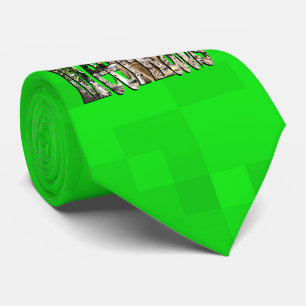 Cravate Hot Green Meerkat Shimmer,