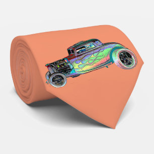 Cravate Hot rod de grande roue