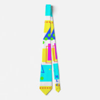 HUIT TIERS FAÇONNENT LE MOTIF 80S NEON MONOGRAM IN