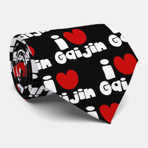 Cravate i coeur Gaijin