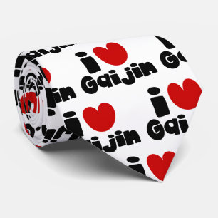 Cravate i coeur Gaijin