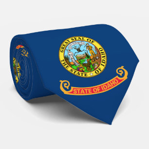 Cravate Idaho State Flag