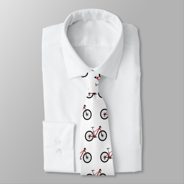 Cravate Illustration de la bande dessinée de vélo (Attaché)