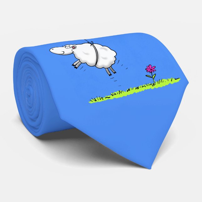 Cravate Illustration de l'humour en ballons de mouton mign (Roulé)