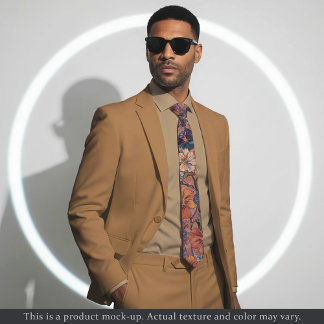 Cravate Impressionist Floral Medley Necktie