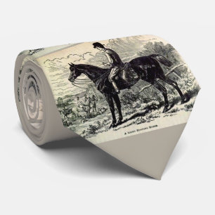 Cravate Imprimé au 19e siècle Un cheval de chasse léger