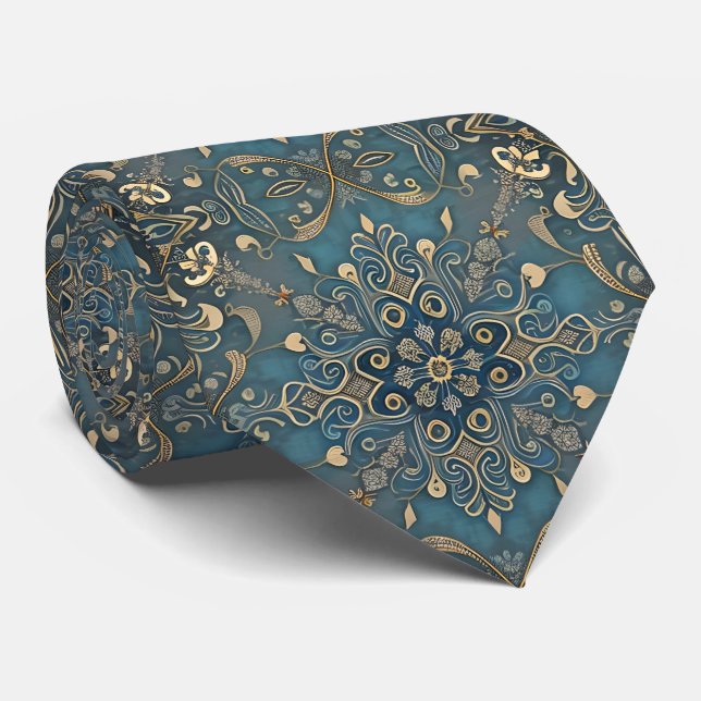 Cravate in blue (Roulé)