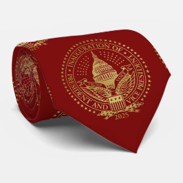 Cravate Inauguration du logo inaugural du président Trump 