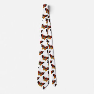 Cravate Insectes ou bugs vintage, beau papillon