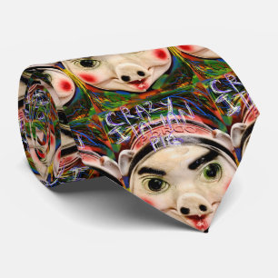 Cravate italienne folle pour le plaisir des cochon