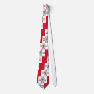 Cravate Jack naval drapeau de Malte, Maldives