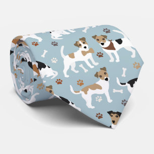 Cravate Jack Russell Terrier Patrouilles et os