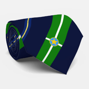Cravate Jackson (Mississippi) city flag Neck Tie