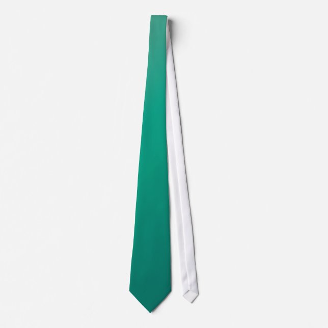 Cravate Jade verte dégradée (Devant)