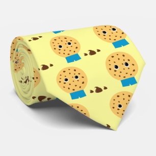 Cravate J'Ai Chiffré Mon Pantalon Chocolat Chip Cookie