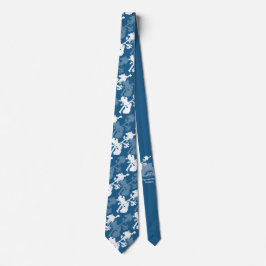 Cravate japonaise florale romantique