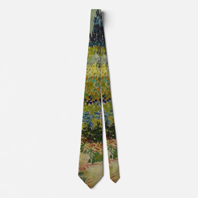 Cravate Jardin d'Arles - Vincent Van Gogh (Devant)