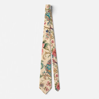 Cravate Jardins de Shiraz | Oiseaux chanteurs & Chintz de