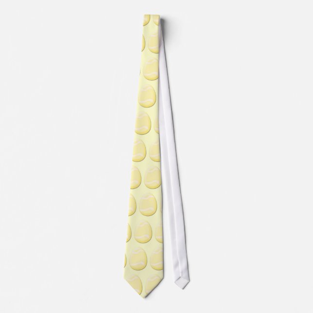 Cravate (jaune) d'oeuf de pâques (Devant)