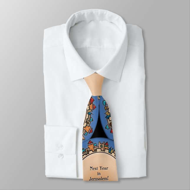 Cravate Jérusalem enfin (Attaché)