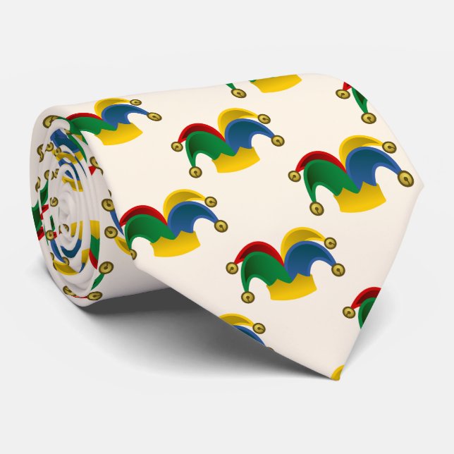 Cravate Jesters Casquette April Fool's Day (Roulé)