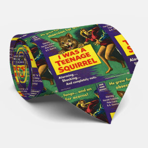 Cravate J'étais un écureuil adolescent