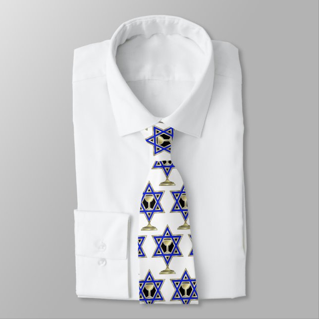 Cravate Jewish Star (Attaché)