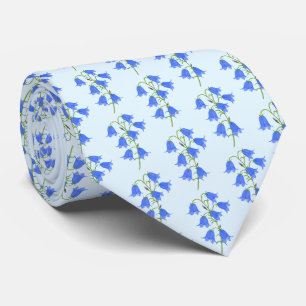 Cravate Joli Col Bleu Pâle Bluebells