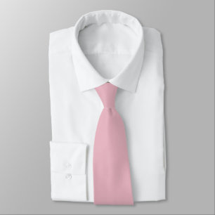 Cravate Joli En Dentelle Rose Moderne Couleur Solide