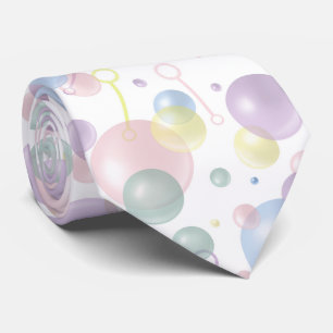 Cravate Joli Motif de bulle coloré