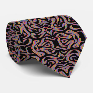 Cravate Jolie illustration de motif de torsades de ruban d