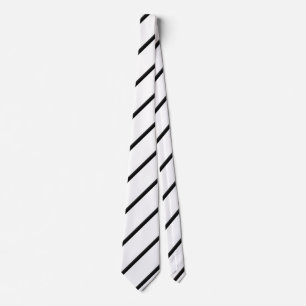 Cravate Jolies rayures noires et blanches