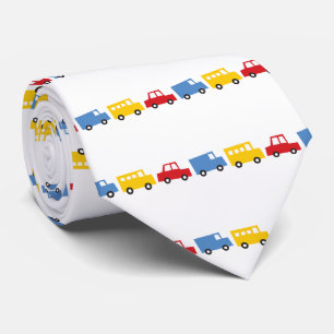 Cravate Jouets pour garçons Amusant Transport mignon Voitu