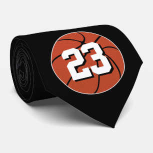 Cravate Joueur de basket / Entraîneur Numéro ou lettres pe