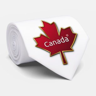 Cravate Jour fait sur commande du Canada