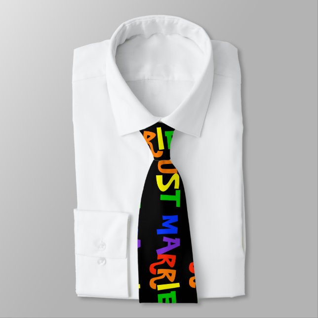 Cravate Juste les affaires de gay pride du marié marié (Attaché)