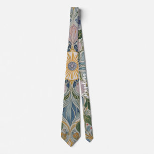 Cravate Kaleidoscope floral Personnalisé