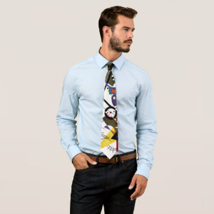 Cravate Kandinsky, Sur Blanc 1923