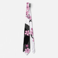 Kimono japonais Sakura noir et blanc