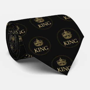 Cravate King and Crown Royal Emblem