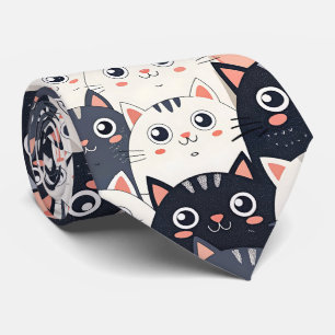 Cravate Kitty Kat Kaleidoscope