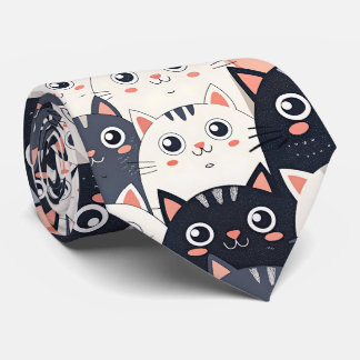 Cravate Kitty Kat Kaleidoscope