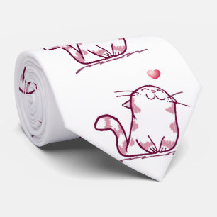 Cravate Kitty Love