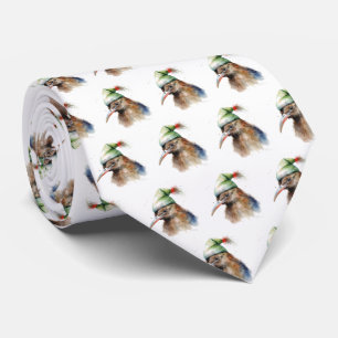 Cravate Kiwi de Noël Cozy
