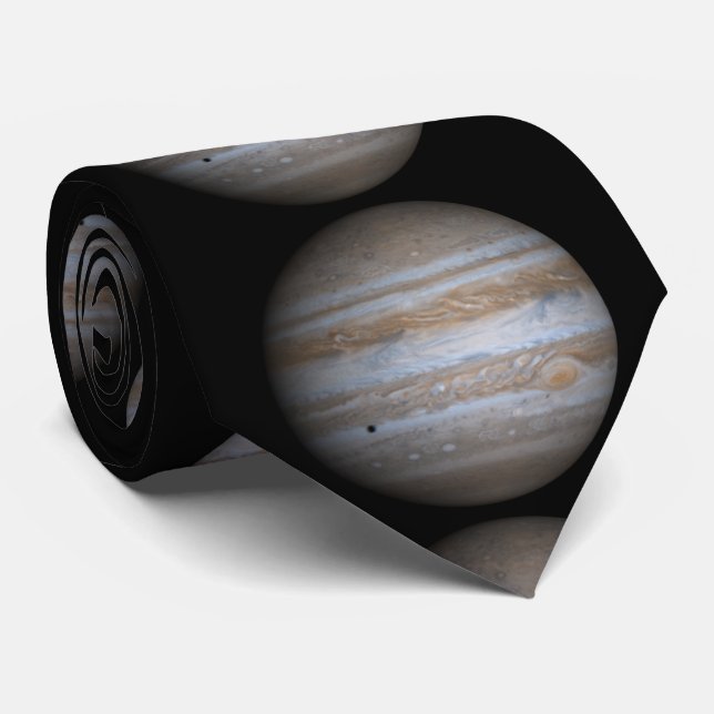 Cravate La planète Jupiter (Roulé)